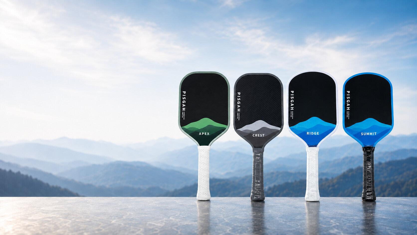 APEX, Crest, Ridge and Summit Pisgah Paddles in a Blue Ridge mountain setting